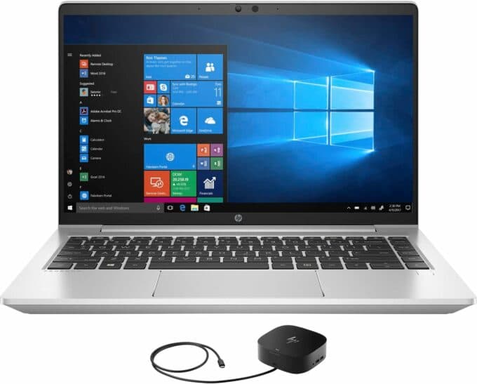 Ordinateurs portables HP PROBOOK 440 G8 Intel core I5 Gris clair 11ème 16GO 512GO SSD OUI 3200MHz 2GO Odinateur portable DDR4 NVIDIA 14' Lecteur d'empreintes