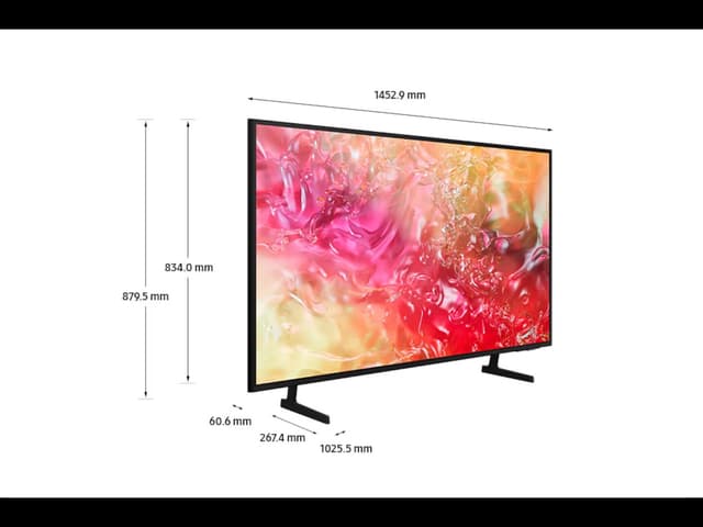 TV et home cinéma Samsung Crystal UHD 4K DU7000 Smart TV (2024) 65"