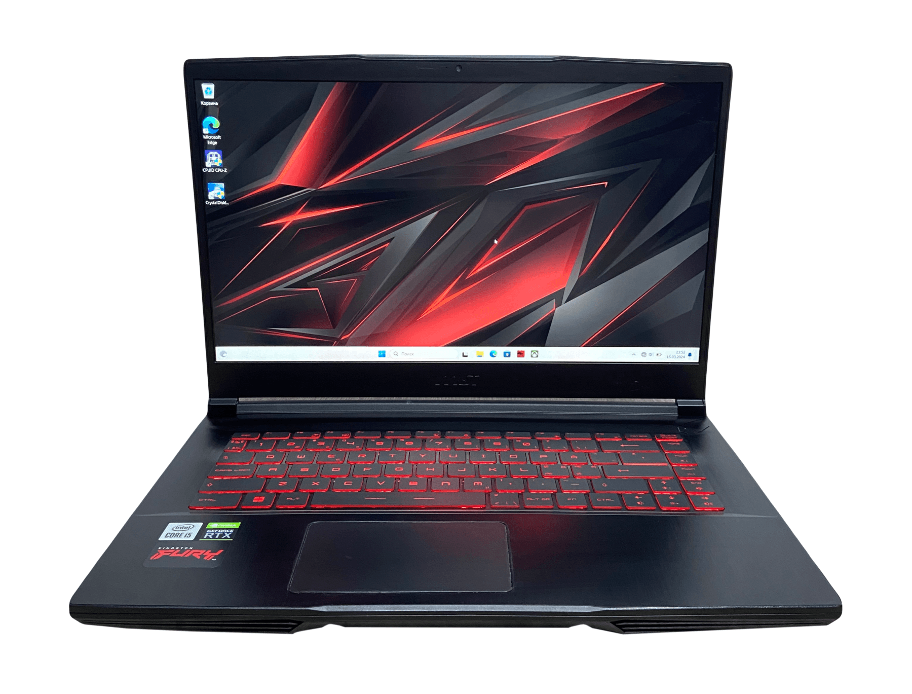 Gaming MSI MS-16RS 12ème Intel core I5 8 16GO DDR4 3200MHz OUI 512GO NVMe OUI Intel UHD NVIDIA 4GO Aluminium 15.6" 120Wh 6H Gris clair Gaming — vignette 3