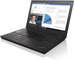 Ordinateurs portables Lenovo ThinkPad T560 6ème gen Intel core I3  2.4 Ghz 4 coeurs  4GO DDR4 3200MHz OUI 128GO SSD OUI 6H 60Wh 15" Intel UHD 128MO Window 10 Plastique Noire USB , carte sd, RJ45, HDMI  6mois garantie  — vignette 3