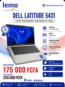 Ordinateurs portables Dell Latitude 5431 — vignette 1