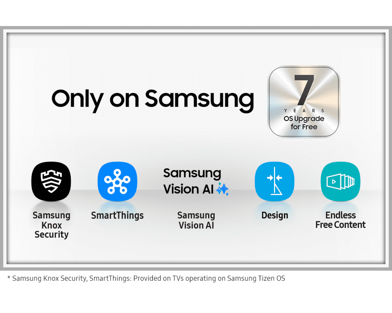 TV et home cinéma Samsung 65" QLED Q7F 4K Vision AI Smart TV (2025) 6 Mois de garantie — vignette 5
