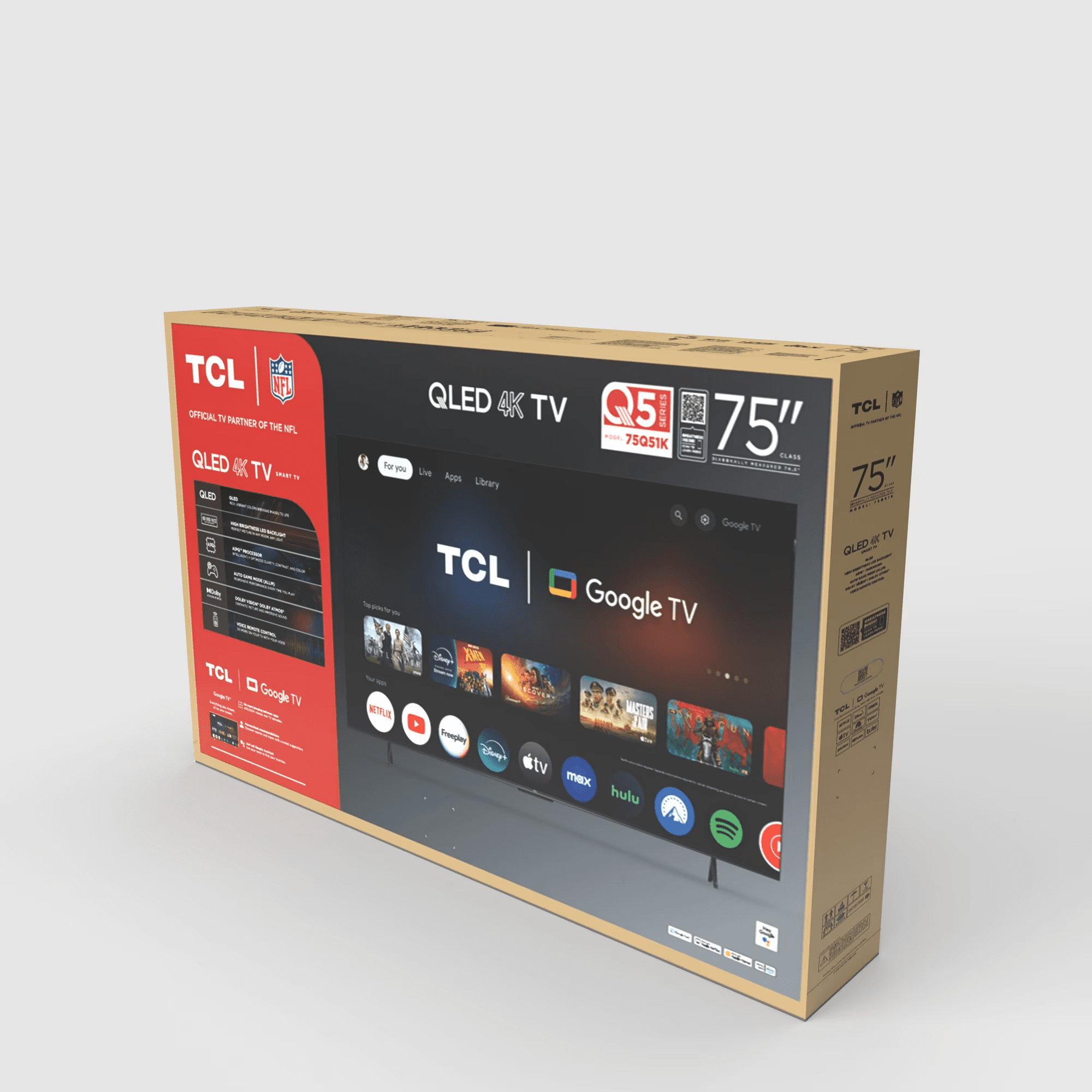 TV et home cinéma TCL 75Q51K 6 Mois de garantie — vignette 9