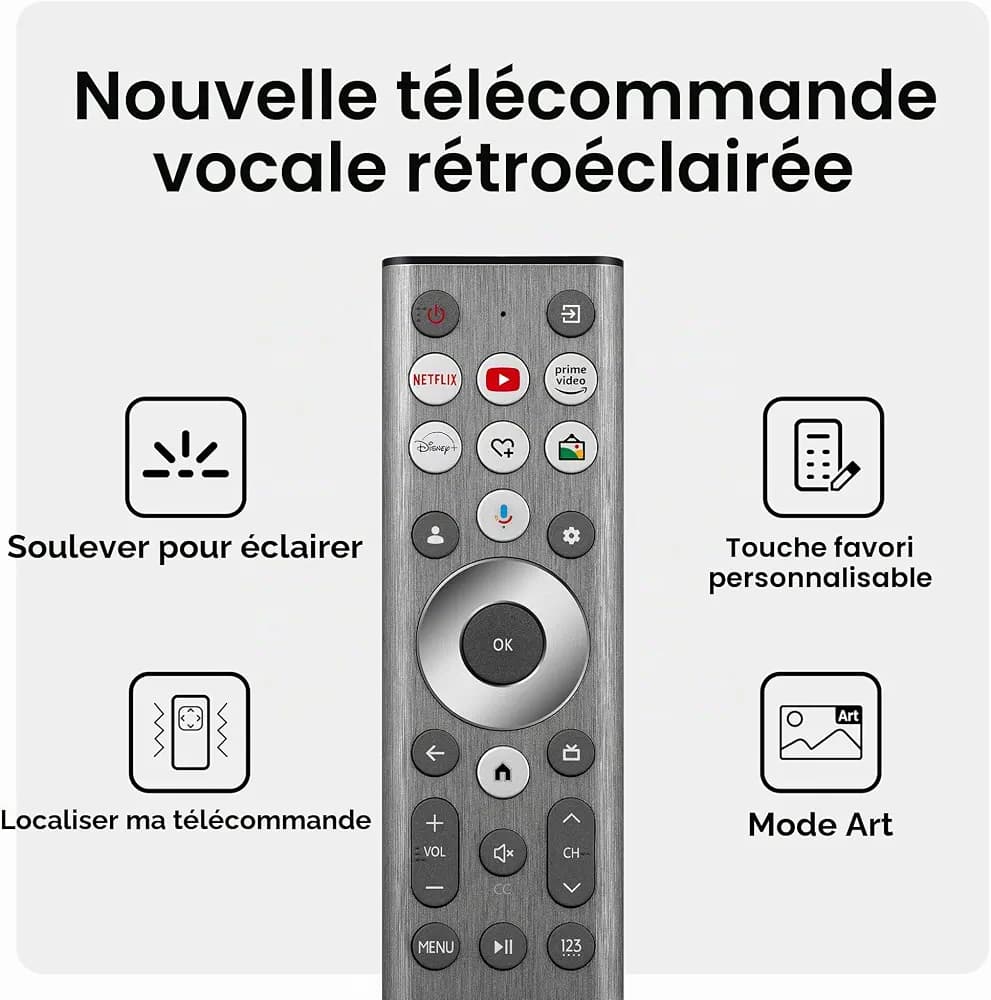 TV Hisense intelligente 65" S7N CanvasTV (modèle 65S7N) — vignette 7