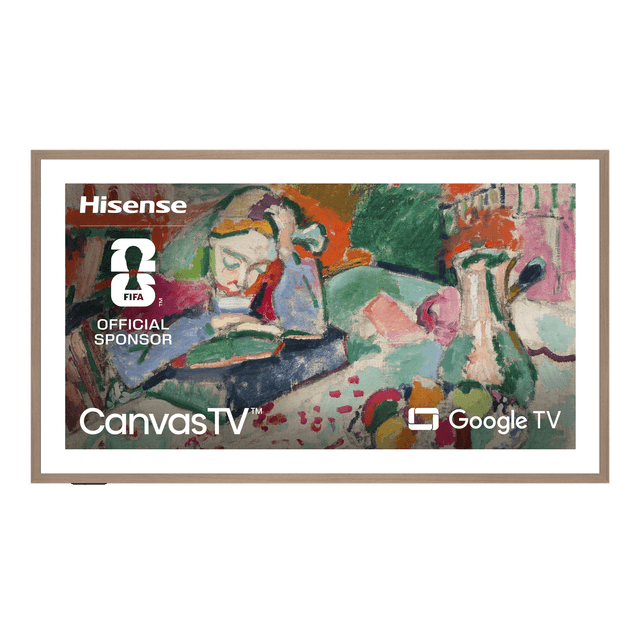 TV Hisense CanvasTV™ 4K QLED de classe S7 de 85 pouces avec Google TV