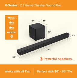 Audio VIZIO Vizio V-Series 2.1 Home Therater Audio - V21x-J8 — vignette 3