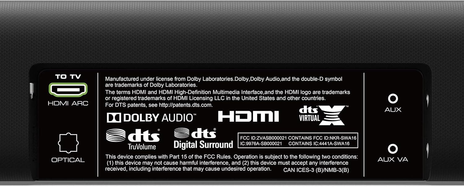 Audio VIZIO V-Series 2.1 Home Therater Audio - V21x-J8 — vignette 10