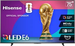 TV Hisense 75E6QF – 75 pouces Hi-QLED 4K Fire TV — vignette 1