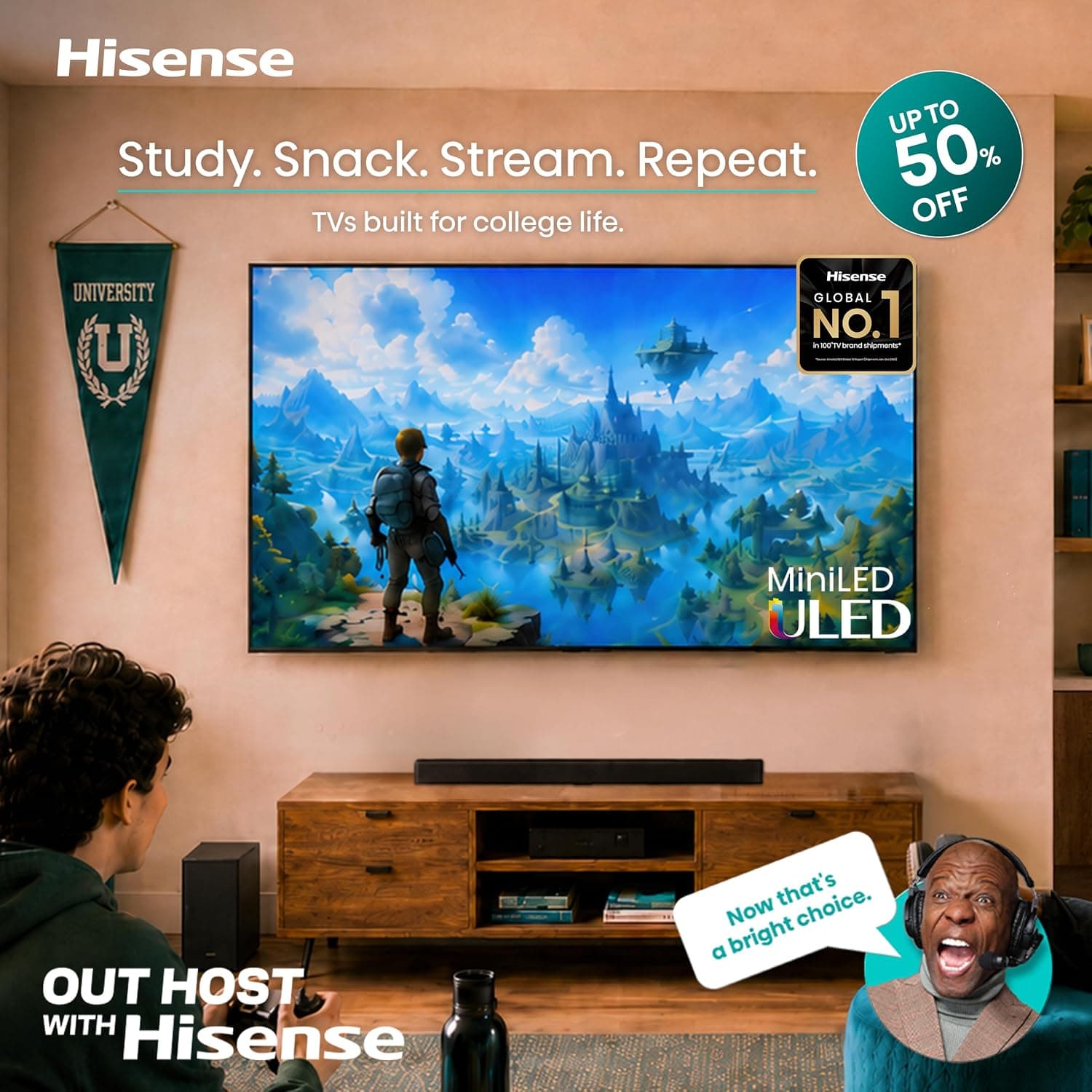 TV Hisense 75E6QF – 75 pouces Hi-QLED 4K Fire TV — vignette 4