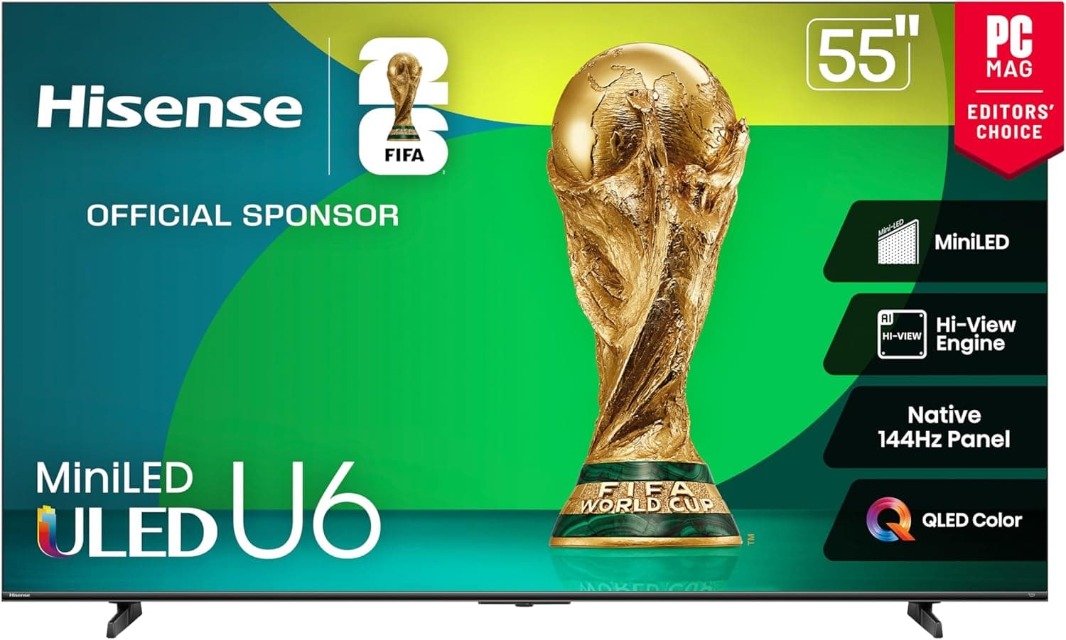 TV Hisense 55U65QF – 55 pouces Mini-LED ULED 4K Fire TV — vignette 6
