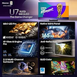 TV Hisense 55U75QG – 55 pouces Mini-LED Pro ULED 4K Google TV — vignette 13